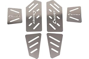 TEAUSA Motorrad Fußstütze Schritt Trittbrett Fußpolster Fußpolster Pegs Pedalplatte Passend for BMW C400GT C400 C 400 GT 400GT 2018-2022 Zubehör