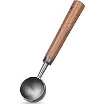 Cucchiaio dosatore da caffè vintage, in acciaio inossidabile