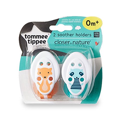 Closer to Nature Soother Holder x 2 (Fox / Raccoon)