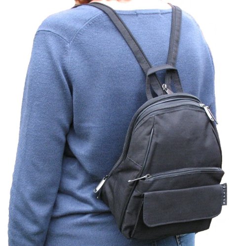 Planet Small Fashion Backpack / Rucksack Style Shoulder Bag Black