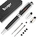 Touchscreen Pen,iBuger Eingabestifte Touchpen Stylus mit Kugelschreiber für smartphone,Handys, Apple,iPad,iPad Mini,iPhone,Tablet Samsung Galaxy & Tablets (Schwarz)