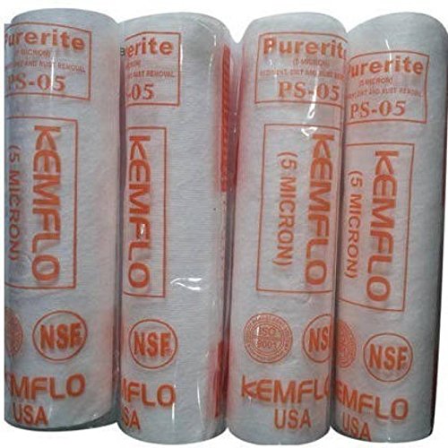 SRIHPE KEMFLO PP SPUN PACK OF 4 Solid Filter Cartridge (5, Pack of 4) RS.279 (77.00% Off) - Amazon SRIHPE KEMFLO PP SPUN PACK OF 4 Solid Filter Cartridge (5, Pack of 4) RS.279 (77.00% Off) - Amazon