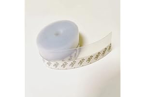 ChenYu 6M Tira de Sellado,Tira de Puerta de Sellado de Silicona,Calafateo Para Puerta Autoadhesiva Para Puertas y Ventanas Para Puertas Lnsonorizado, Viento Tira de Sellado a Prueba de Polvo 35MM