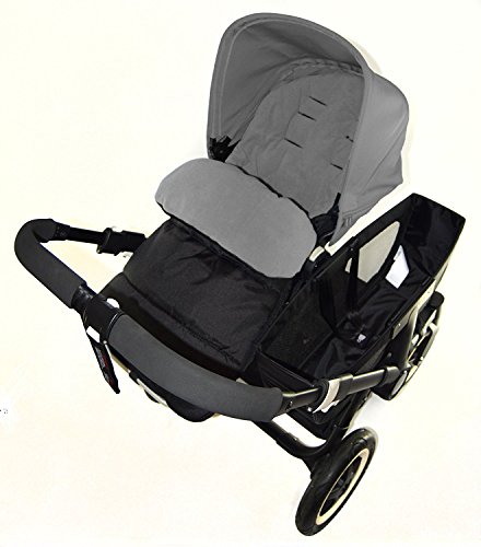 Chancelière/Cosy orteils Compatible avec Stokke Crusi Poussette Gris Dauphin