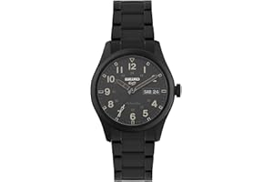 Seiko 5 sportowych bransoletek ze stali nierdzewnej "Stealth" SRPJ09K1, bransoletka