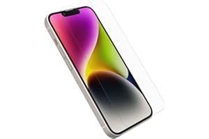 OtterBox Trusted Glass Ochraniacz ekranu dla iPhone 14 / iPhone 13 / iPhone 13 Pro, Szkło hartowane, dwukrotna ochrona przed zarysowaniami i rozbiciem w razie upadku, Bez Opakowania Detalicznego