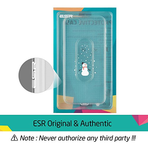 ESR iPhone SE 5 5s Funda  Suave TPU Funda Adorable Parachoques Funda Case Cover Carcasa Para iPhone 5   iPhone 5s   iPhone SE  Monigote de nieve