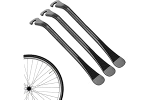 WUSJCOF Leve per Pneumatici per Bicicletta, 3 Pezzi, Metallo Robusto, Leva del Metallo,Smontagomme, Kit Riparazione Bici, per Rimozione e Ricambio, di Bici