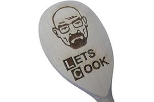 FASTGAME NEW Walt gravé Cuillère en bois fantaisie Breaking Bad Heisenberg Walter Walt Surface en bois cuisine Motif Royaume-Uni par FastCraft de cadeau de Noël