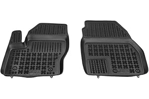 MTM Tappetini Gomma per Ford Connect Transit 2014>2023 Design a Vaschetta, su Misura con Bordi Rialzati cod. 3D 5408