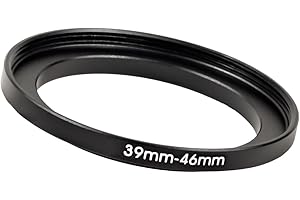 Generic 39mm to 46mm Step-Up Ring Filter adapter (39mm-46mm) Camera Filter Ring for 46mm UV ND CPL Filter (MPIXO)