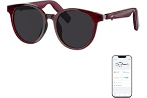 GetD AI Glasses for Men & Women, Smart Sunglasses Powered by ChatGPT with Real-Time 145-Language Translation, Bluetooth 5.4 Glasses,11H Music/9H Call, Polarized Lenses for Travel & Daily Use