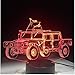 Produktbild Militär Lkw Form 3D Led Tischleuchte Methacrylat Platte Handwerk Nachtlicht Innovative Lumine Deco Nachtlicht Farbige Kinder Geschenk