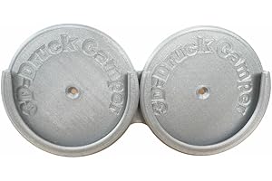 3D-Druck Camper Gaskappenhalterung, Halter für 2 Gaskappen, Halterung für Schutzkappe Propanflasche Wohnmobil/Wohnwagen