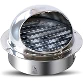 Ventilation Grille 150mm Round Stainless Steel Ventilation Grille with Insect Screen