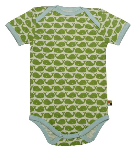 loud + proud 201 - Body para bebé, color verde (moos), talla 74/80