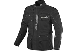 Bogotto Covelo veste textile de moto imperméable, schwarz, 2XL