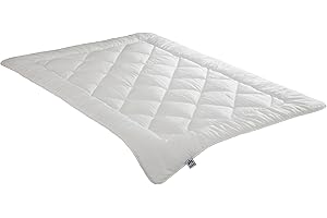 Irisette Merino Ganzjahresbettdecke 135x200 cm, 100% Schurwolle, weich & atmungsaktiv, Baumwoll-Satin, Öko-Tex, Produziert in Deutschland