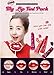 [Berrisom] Oops! My Lip Tint Pack (Lip Tatoo) #Virgin Red(Real Red)+#Bubble Pink(Cherry Pink)+#Lovely Peach(Pink Orange) 3pcs SET