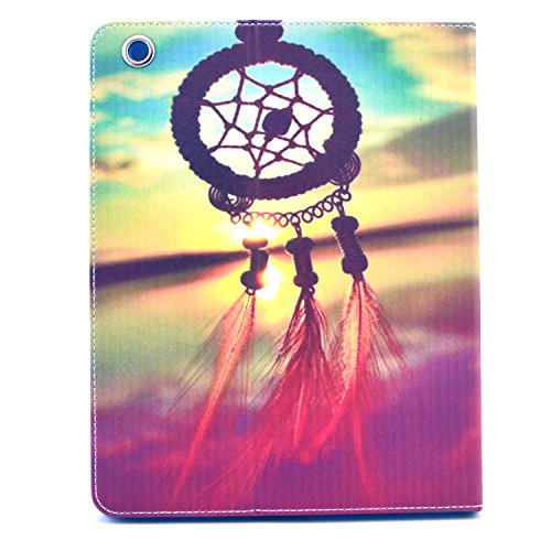 iPad Air Hülle, Deenor Dreamcatcher Design PU Leder Abdeckung Stand Flip Schutzhülle Hülle für Apple iPad Air iPad 5. (Dreamcatcher) - 3