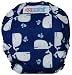 Piriuki Mini Newborn Reusable Cloth Diaper (Blue/ White)