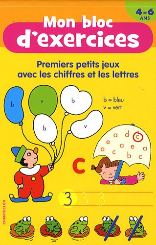 Télécharger Premiers petits jeux avec les chiffres et les lettres : 4-6 ans Livre eBook France