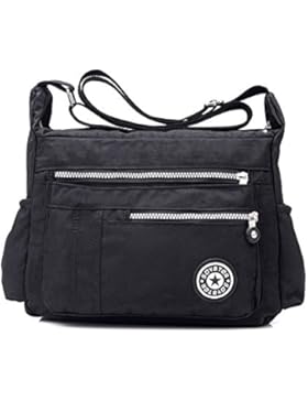 Travistar Wasserdichte Damen Schultertasche Damen Messenger Tasche Umhängetasche
