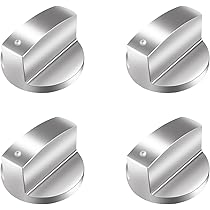 Universal Herdknöpfe 6mm - 6 Stück Metall Drehknöpfe Für Gasherd & Backofen