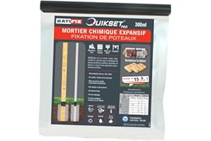 Mortier chimique expansif Quikset - 300 ml - Sélection Cazabox