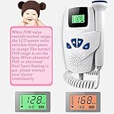 Herztöne baby hören Fetal doppler ultraschall gerät Geschenk schwangerschaft Baby herzschlag uberwachung - 4