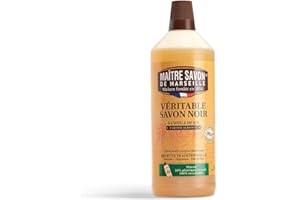 MAITRE SAVON DE MARSEILLE Maître Savon de Marseille Jabón negro con aceite de Linaza 1L - aroma Cítricos