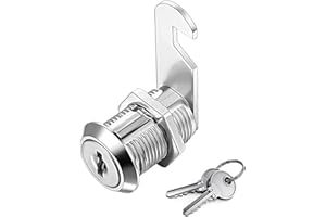 YOUTU 1 Cerradura de la Leva con 2 Clave Adecuado para la Buzón, Cajón, Armario, Archivador y así