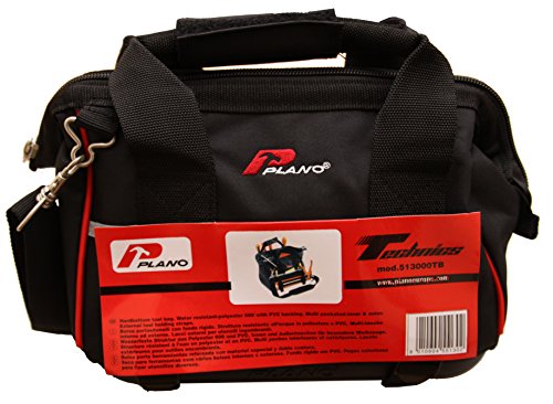 Plano PLO0513000NR Bolsa Porta Herramientas en Tejido Especial Reforzado, Negro, 30.5 cm