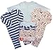 Baby Footless Sleepsuits Rompers Babygrows Boy and Girl Styles 0-3M To 12-18M (0-3 Months, Boy)