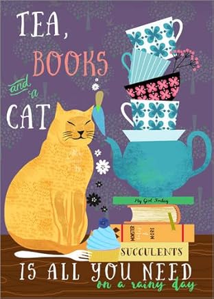 Image result for cats books and tea
