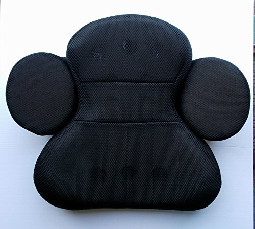 Posture Cushion - Winged Lumbar Support Cushion With High Density Foam And Adjustable Side Panels. Great For Improving Posture And Pain Relief. Helps Prevent Back Pain While Sitting In The Car Home And Office. Available With Easy Clean Cleaning Black Mesh Cover. Great Quality And Value For Money.
