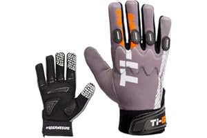 Ti-GO Kids Padded Cycling MTB BMX Gloves Finger Protection - Breathable Hand Protector - Biking Safety Gear for Fingers, Knuckles - Sports Clothing & Accessories for Children