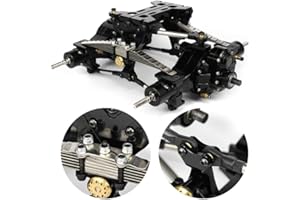 TOUCAN RC HOBBY Set di sospensioni posteriori in metallo compatibile con Lesu 1/14 Rc Assi per camion modello fai da te