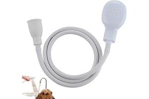 MANOLYEE Douchette Multifonction Pour Animal Domestique - Pulvérisateur Portable Pour Robinet D'évier Pour Chien Et Chat - Tuyau De Douche Pour Animaux De Compagnie - Tête De Pulvérisation De Nettoyage Rapide