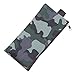 Produktbild fablcrew Federmäppchen Farbe Kulturbeutel Camouflage-Bleistift Zipper Aufbewahrungstasche aus Leinwand für die Studenten 19*9.5cm grün