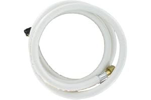 EUROFLEX Manguera de gas caucho para 10 años, butano/propano, hembra 1/2" – hembra 20 x 150 LG. 2 m.