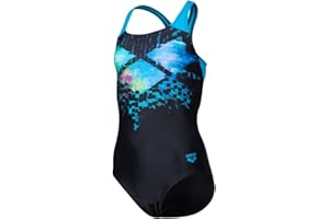 ARENA Strój kąpielowy jednoczęściowy Dziewczynki Girl's Arena Multi Pixels Swimsuit Swim Pro Back L (1 w zestawie)