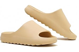 Jesindr Chaussons Femme Homme Pantoufles, Antiderapant Confortable Sandale Homme, Ete Claquettes Tongue Chaussures Slide