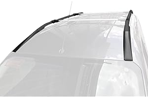 accessorypart Portapacchi Barre Tettuccio Parapetto Tetto per Ford Courier 2014-2023 NERO