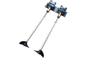 LICHIFIT Doppio 130 motori RC Boat Drive Set Motore Sedile 12CM Albero Eliche RC Modello Nave fai da te Kit