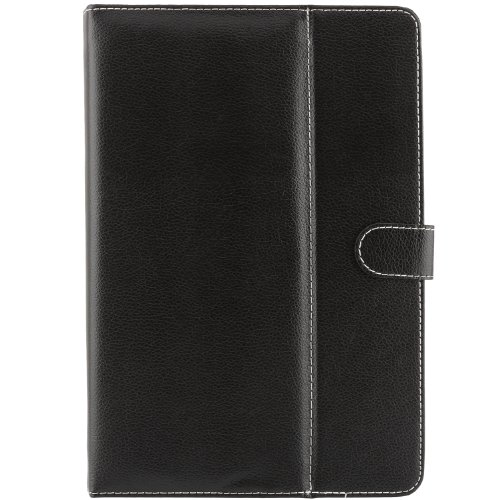 iProtect Kunstleder Tasche für SAMSUNG TABLET Schutz Hülle Case mit Stylus PEN für GALAXY TAB 2 10,1 Zoll schwarz - 5