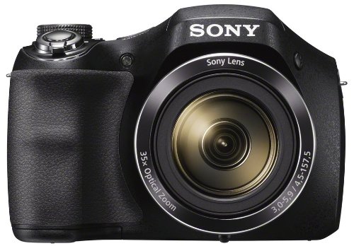 Sony DSCH300 Digital Compact Bridge Camera - Black