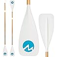 MoiShow SUP Paddle Board Paddle - Adjustable Paddleboard Paddle Oar 4-Piece Floating Aluminum SUP Kayak Paddle