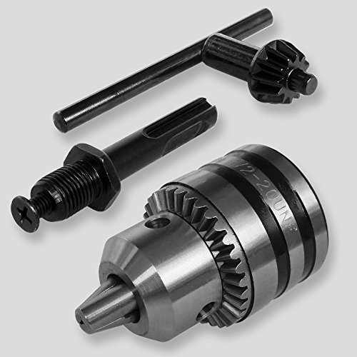 Zahnkranzbohrfutter 1,5 - 13 mm Bohrfutter mit Schlüssel und SDS Plus Adapter