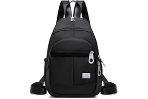 Estwell Sac à Dos Femme Petit Bandoulière Léger Multi-poches Mode D'épaule pour Voyage Loisir